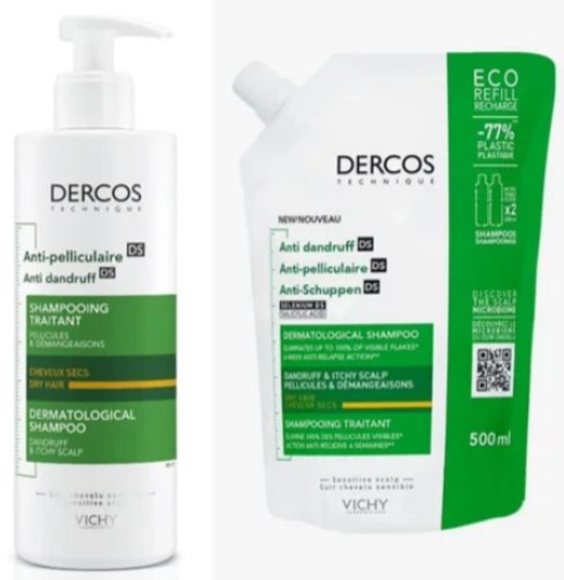Vichy promo Dercos Champú Anticaspa 400+500ml