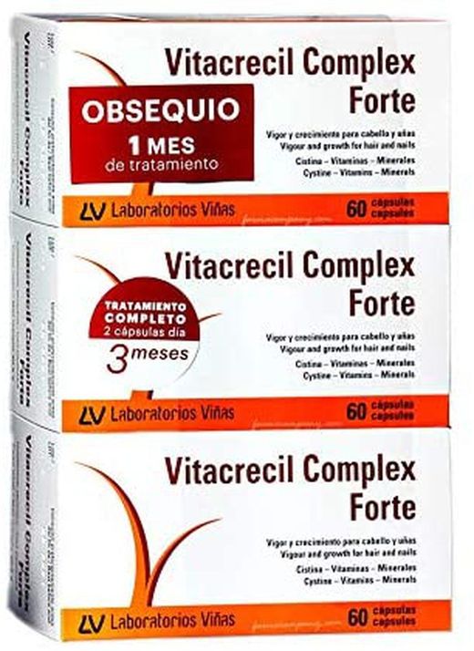Vitacrecil Complex Forte 180 cápsulas