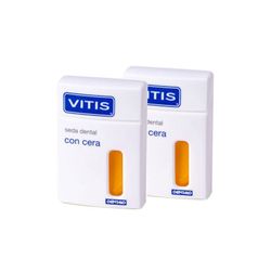 Vitis Seda Dental con cera pack 2x50m