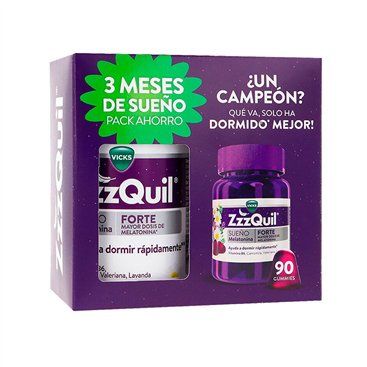 ZzzQuil Forte sueño 90 gummies