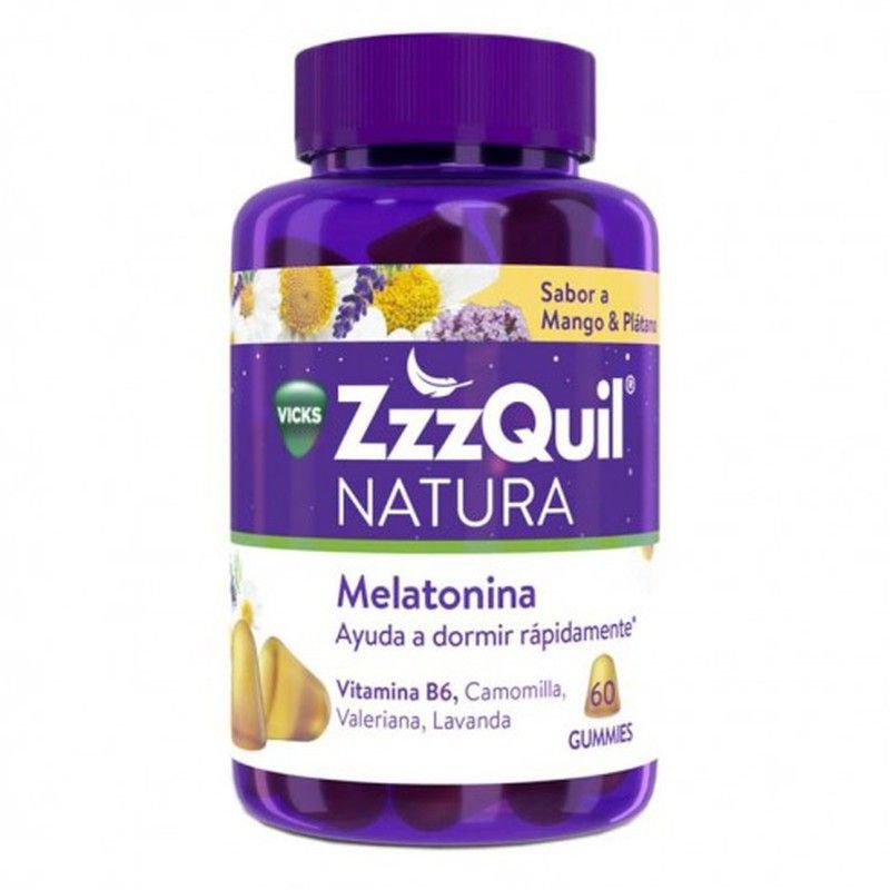 Zzzquil Natura Mango-Plátano 60 Gummies