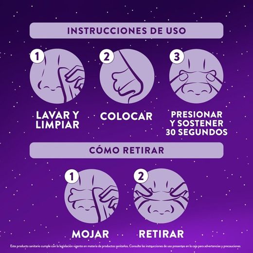 ZzzQuil sueño tiras nasales 10 unidades